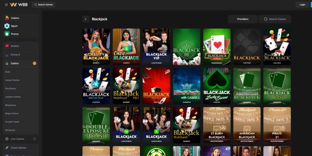 w88 casino blackjack en vivo