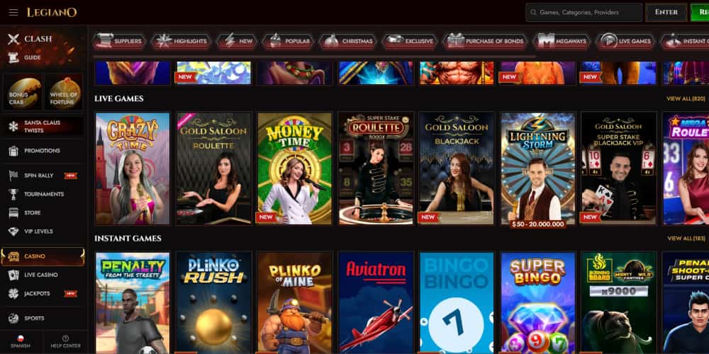 Legiano casino ruleta