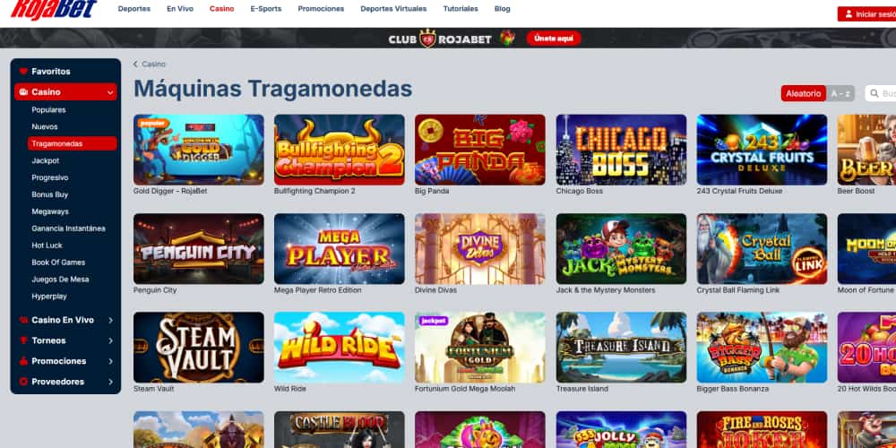  Rojabet slots especiales