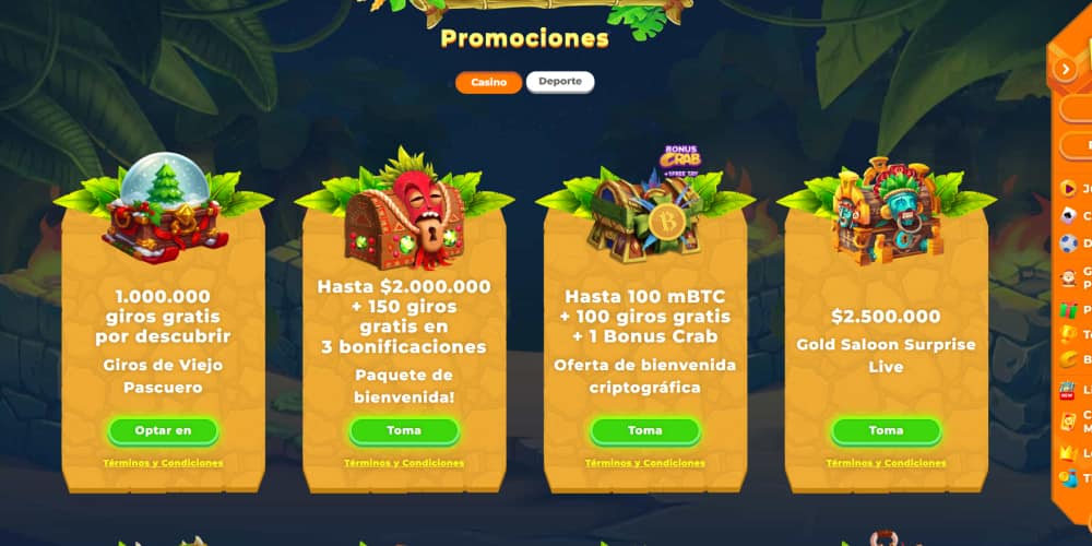 Wazamba las mejores promociones